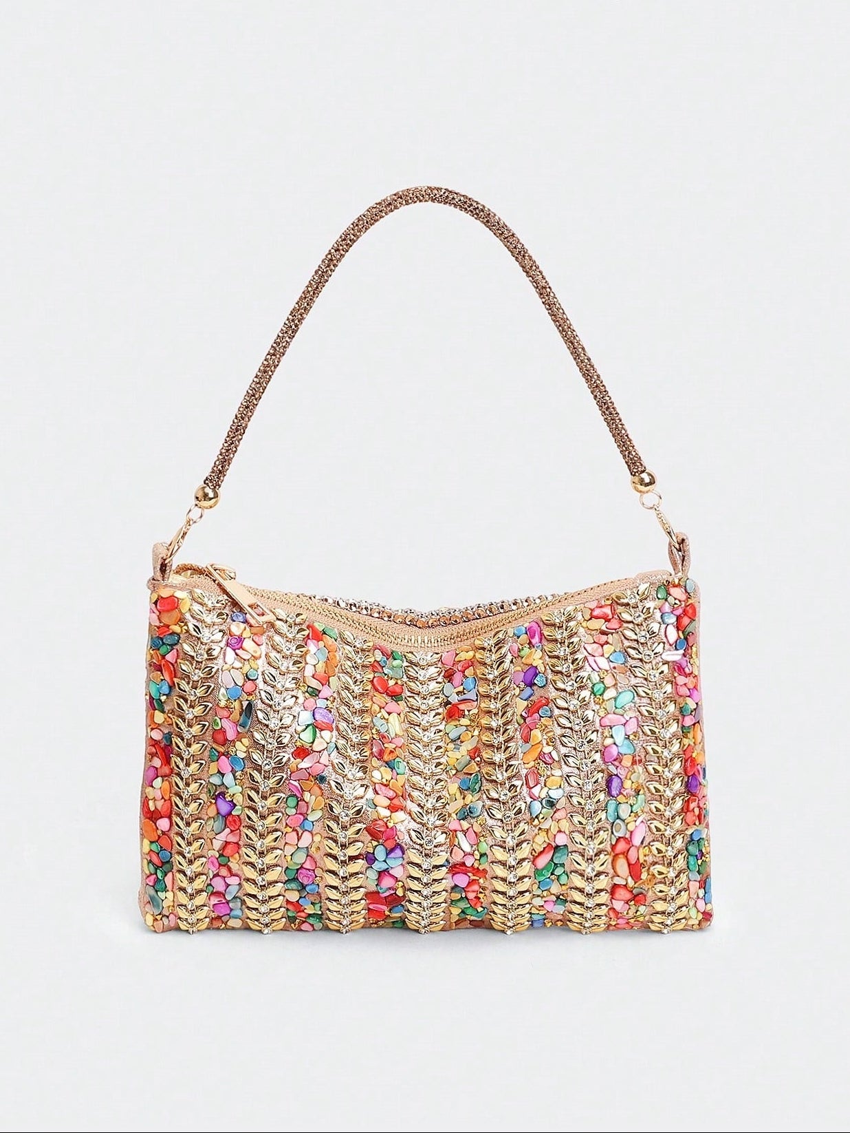 2026 New Rhinestone Decorated Evening Bag, Colorful Banquet Bag, Elegant Party Event Handbag,