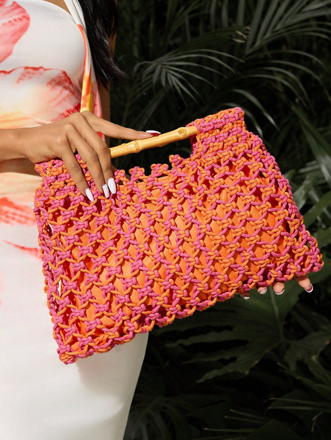 SXY Women's Woven Clutch Bag, Beach Purse, Perfect For Summer, Vacation & Daily Use, Travel Must Haves