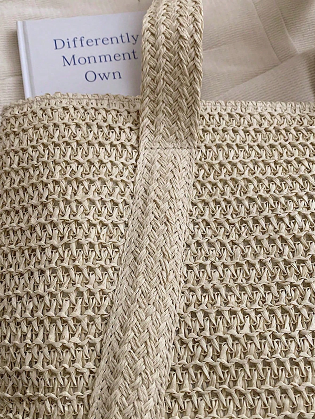 Women's Large Capacity Straw Vacation Beach Bag, Woven With Tassels, Shoulder Handbag Wallet, Casual Fashion Travel Bag, Portable Bohemian Foldable Tote , Bohemian Outfit For Women , Summer, Boho