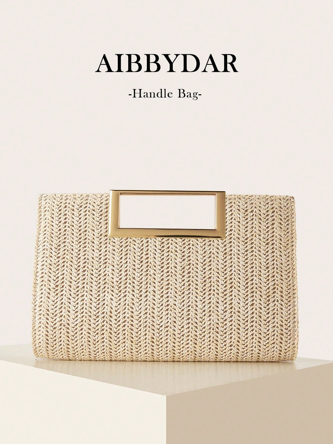 AIBBYDAR Women's Evening Bag, Apricot Colored Fashionable Solid Velvet Handbag, Suitable For Evening Gowns