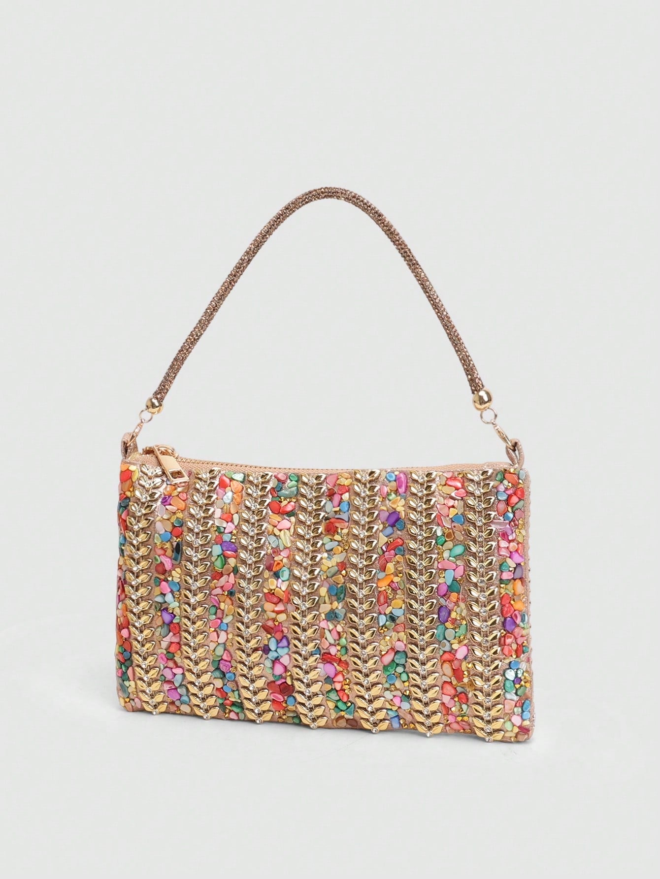 2026 New Rhinestone Decorated Evening Bag, Colorful Banquet Bag, Elegant Party Event Handbag,