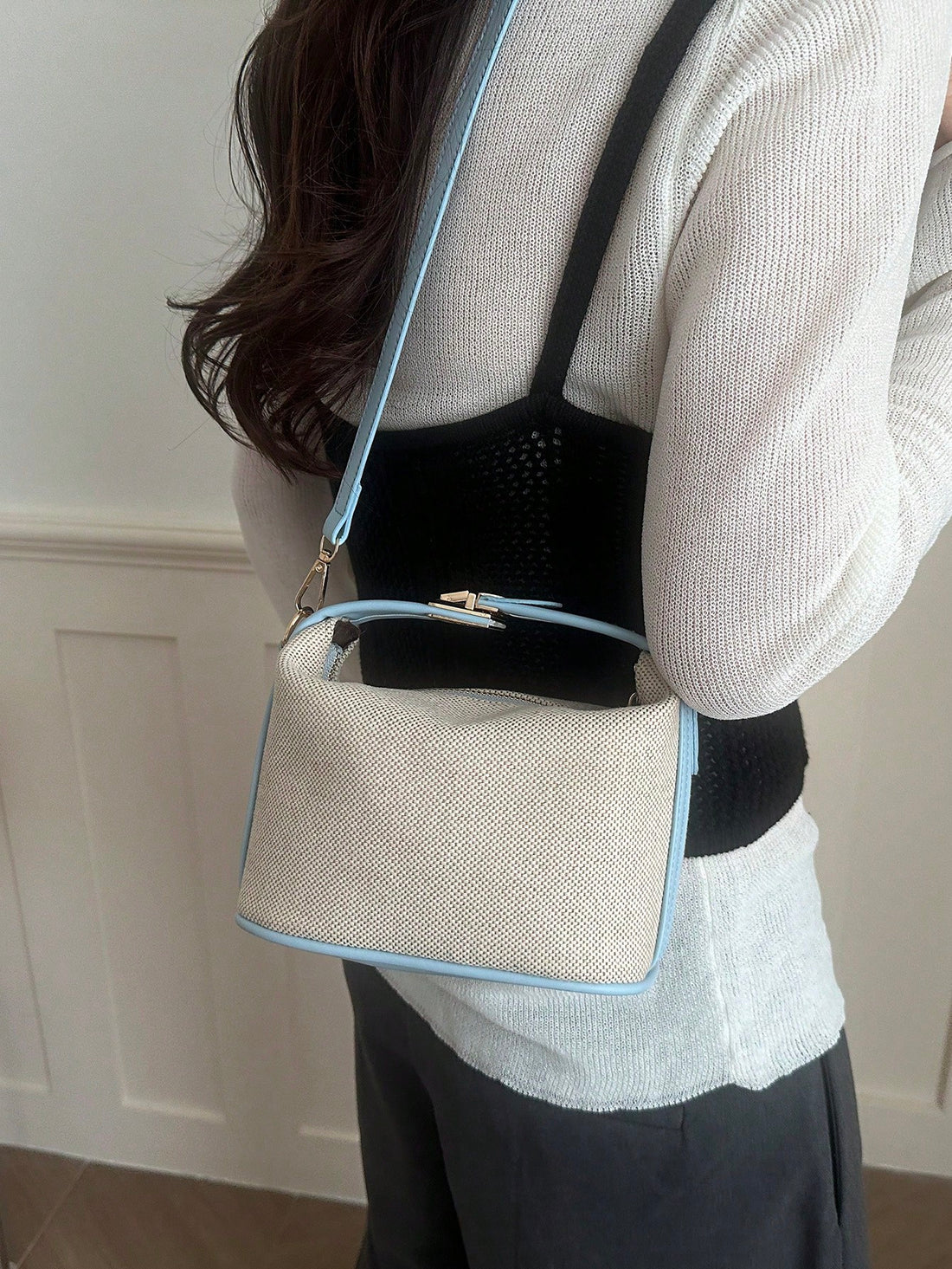 Summer Straw Woven Handbag, Casual Women's Tote Bag, Shoulder Bag, Crossbody Bag