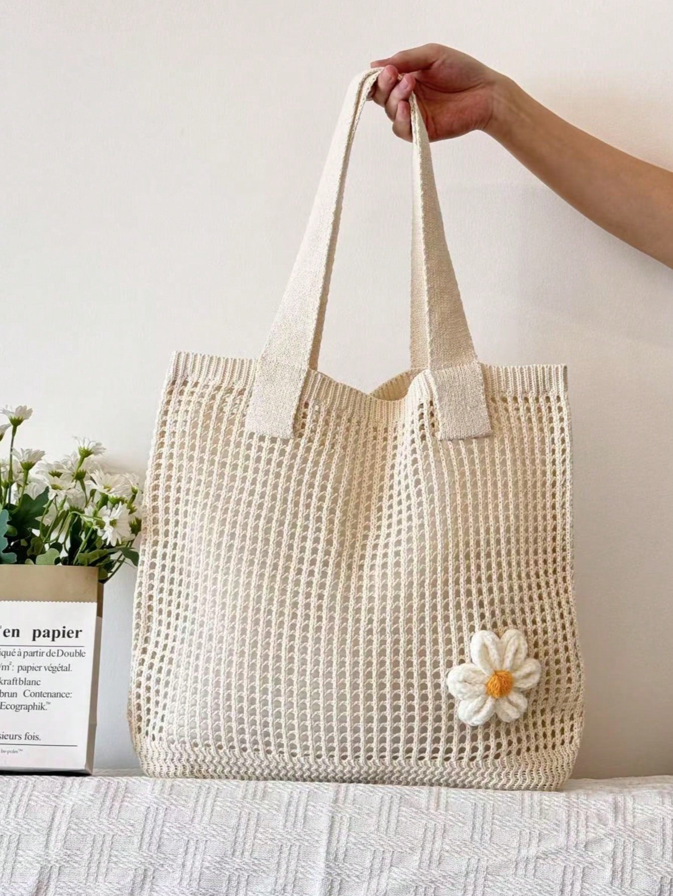 Summer Vacation Beach Bag, Large Capacity Shoulder Bag, Elegant Ladies' Fashion Shoulder Bag,