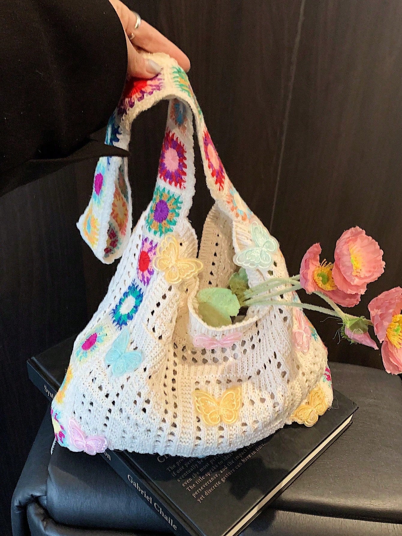 Summer New Casual Straw Tote Bag, Women Large Capacity Shoulder Shopping Handbag , Summer , Beach