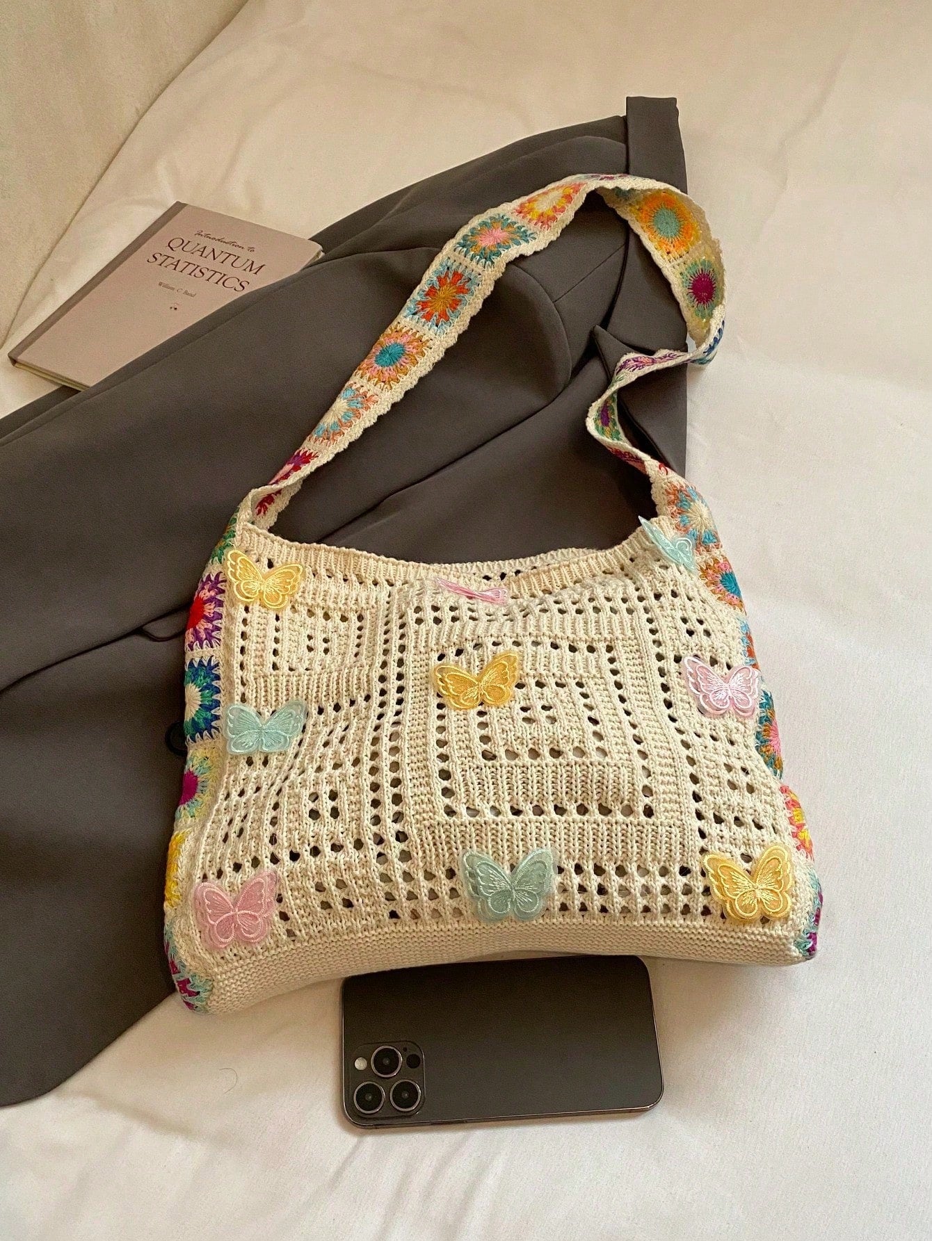 Summer New Casual Straw Tote Bag, Women Large Capacity Shoulder Shopping Handbag , Summer , Beach
