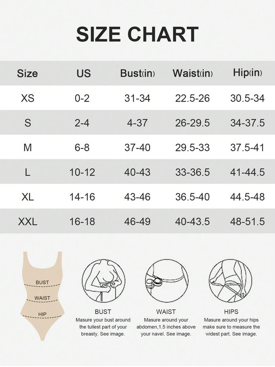 Brown seamless shapewear bodysuit featuring backless design, thong bottom, non-removable padding, and high-stretch fabric for tummy and waist control.