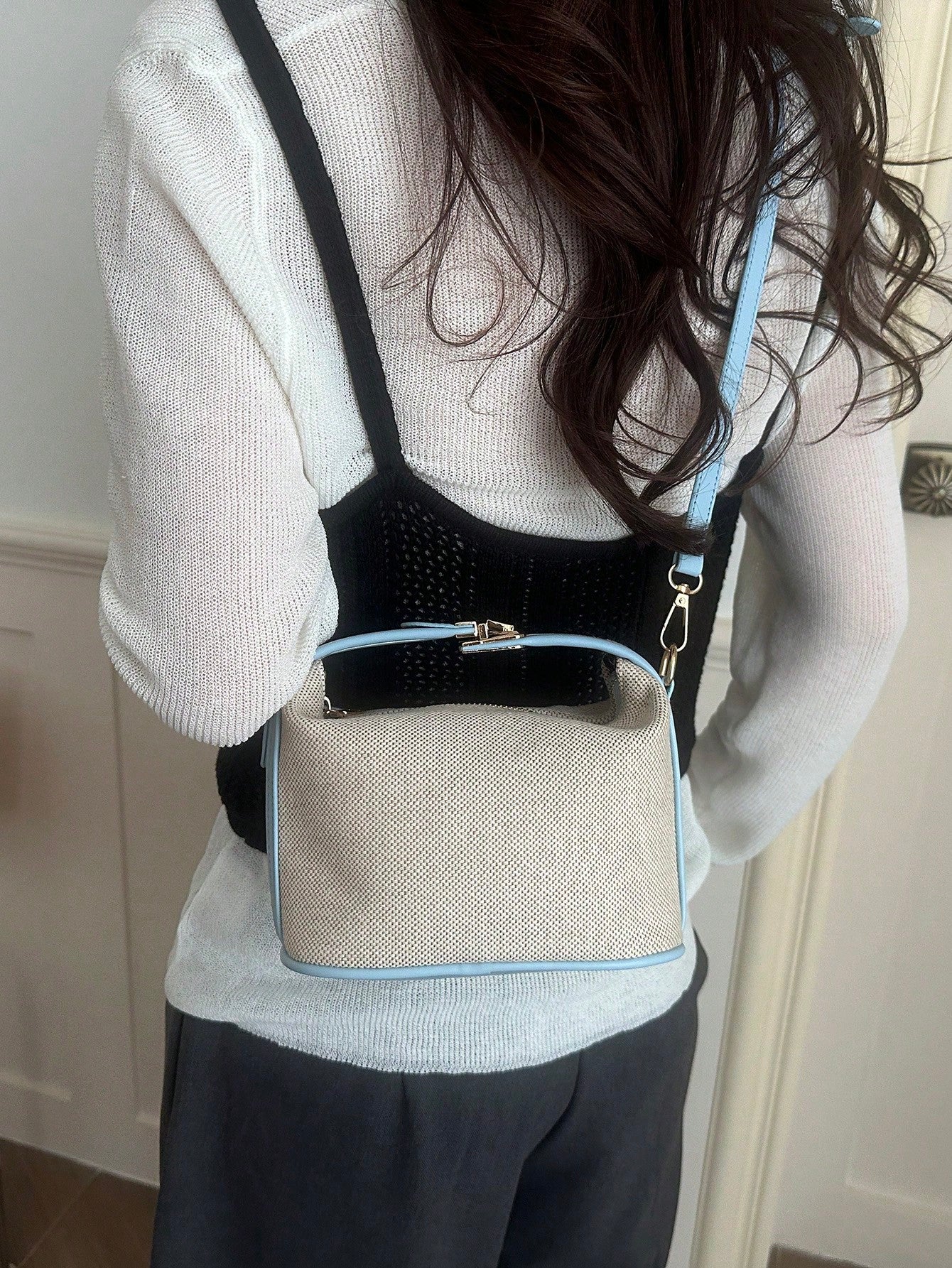 Summer Straw Woven Handbag, Casual Women's Tote Bag, Shoulder Bag, Crossbody Bag