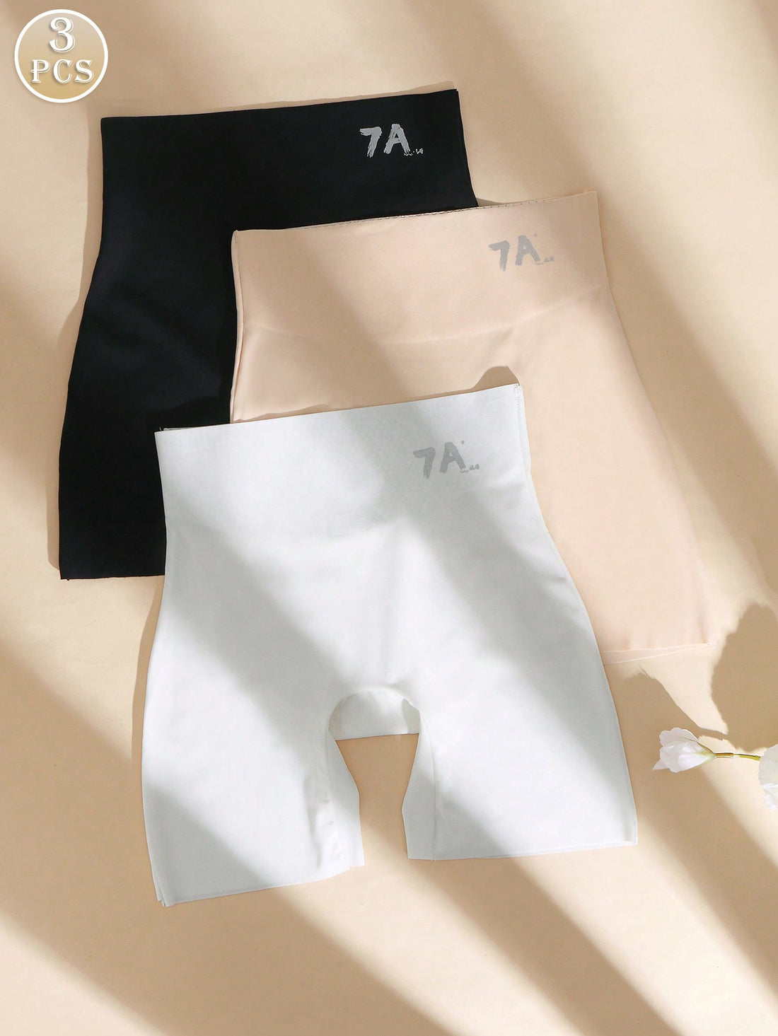 Pack of 3 high waist slimming shapewear briefs for women designed with tummy control and butt lifting support.