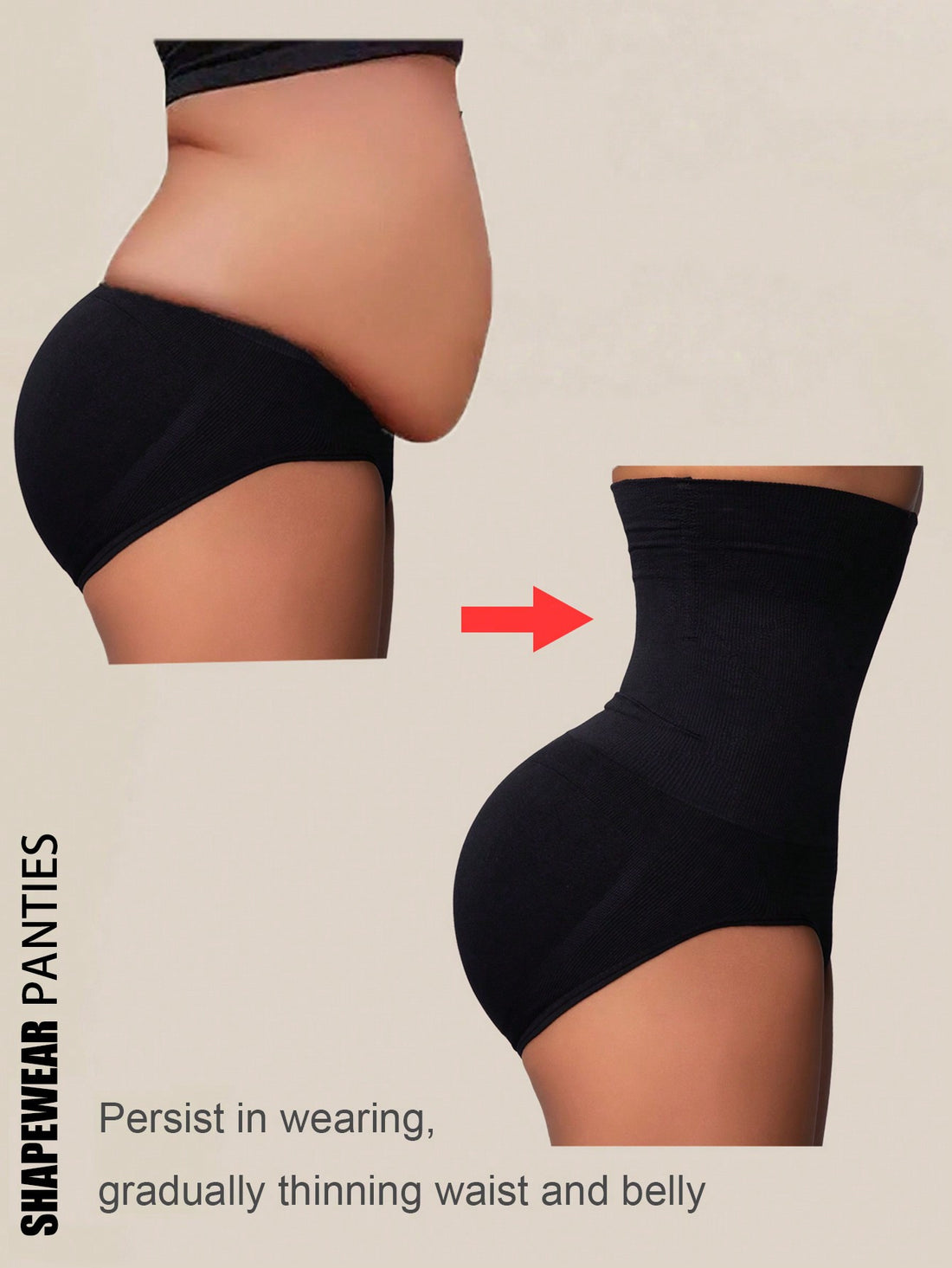 Women's seamless high waist tummy control shapewear shorts