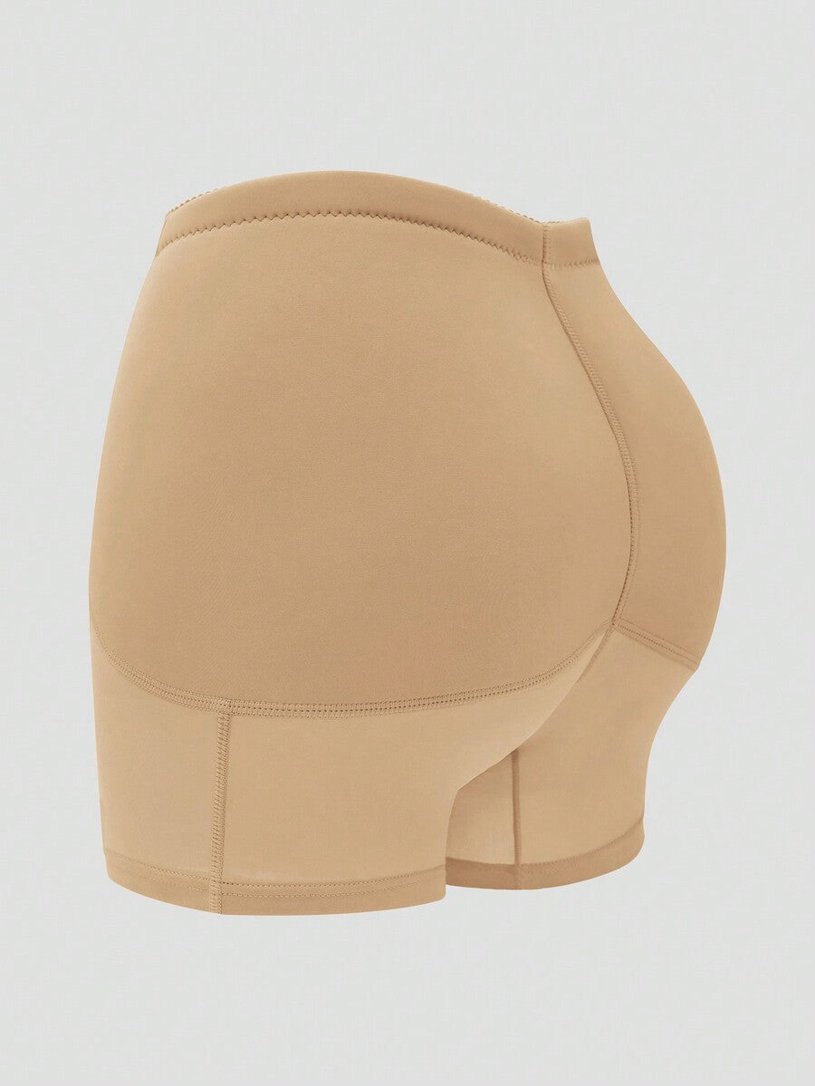 Women's waist cincher shapewear bottom featuring tummy control and padded hips.