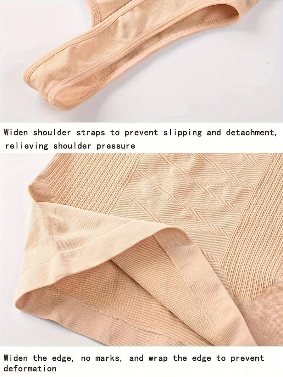 Women's shapewear compression tank top vest featuring wireless bust support and body shaping fit