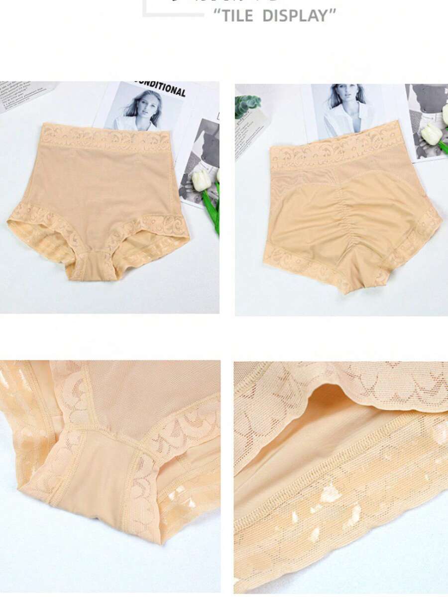 Dusty purple high waist tummy control shapewear briefs for women with body shaping support.