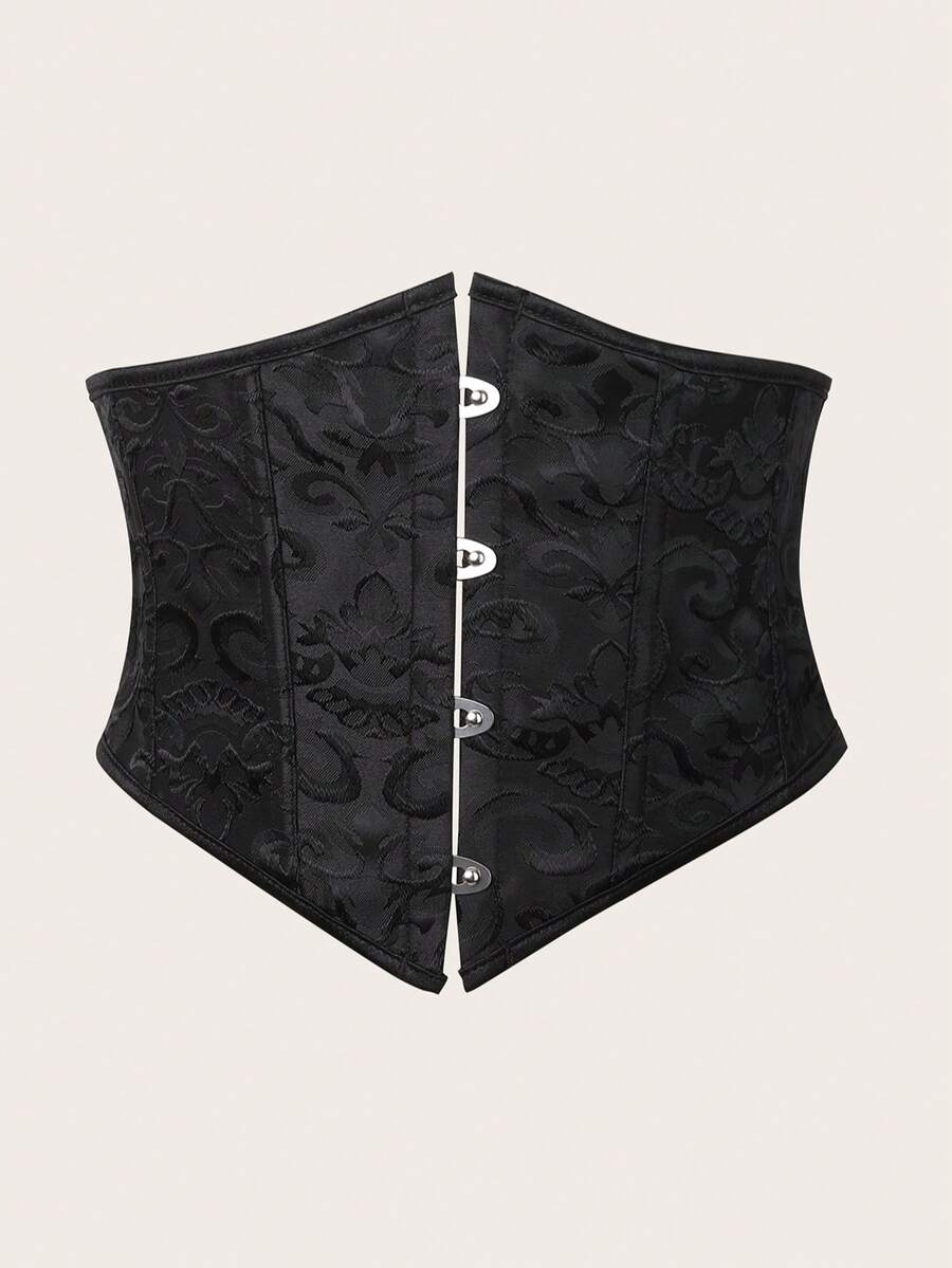 Women’s lace-up waist cincher shapewear with strong compression and non-stretch fabric, designed for waist support and shaping.