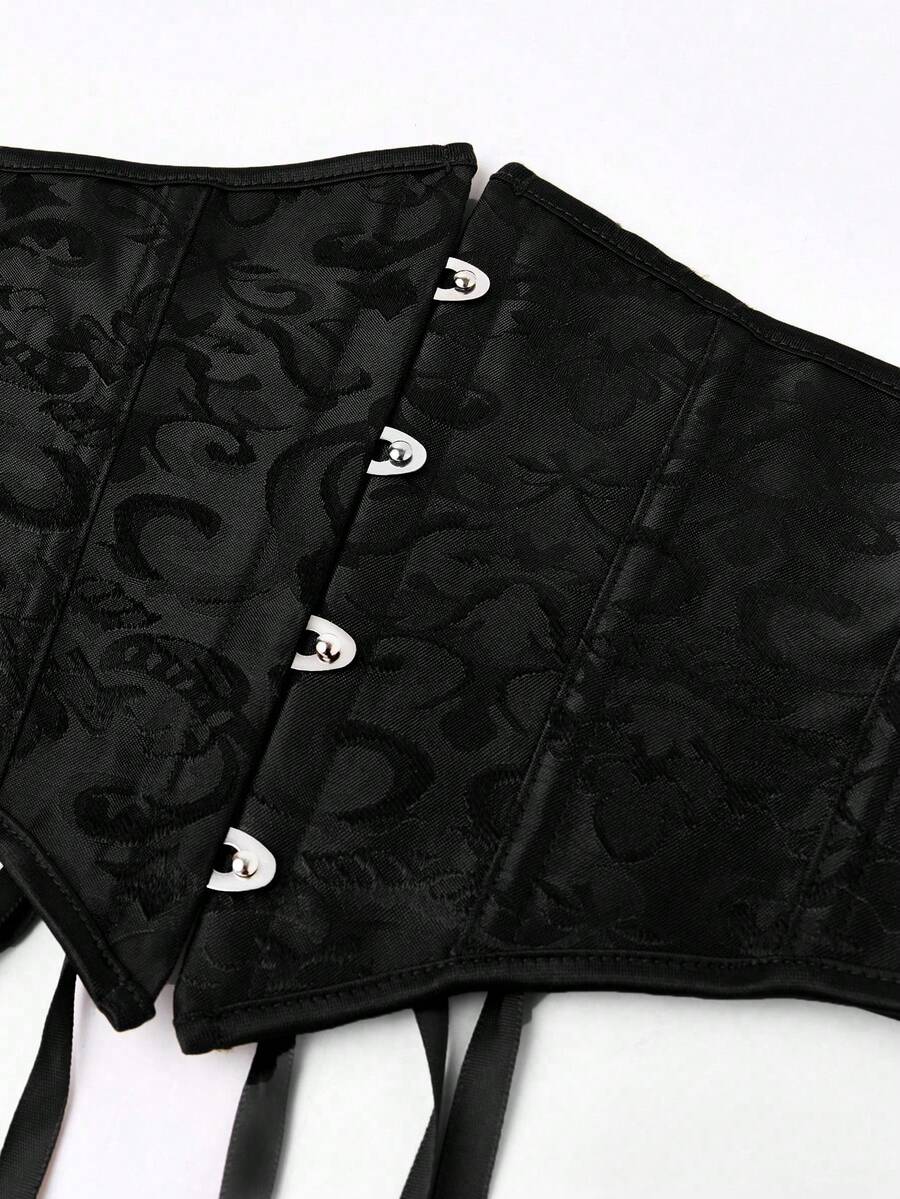 Women’s lace-up waist cincher shapewear with strong compression and non-stretch fabric, designed for waist support and shaping.