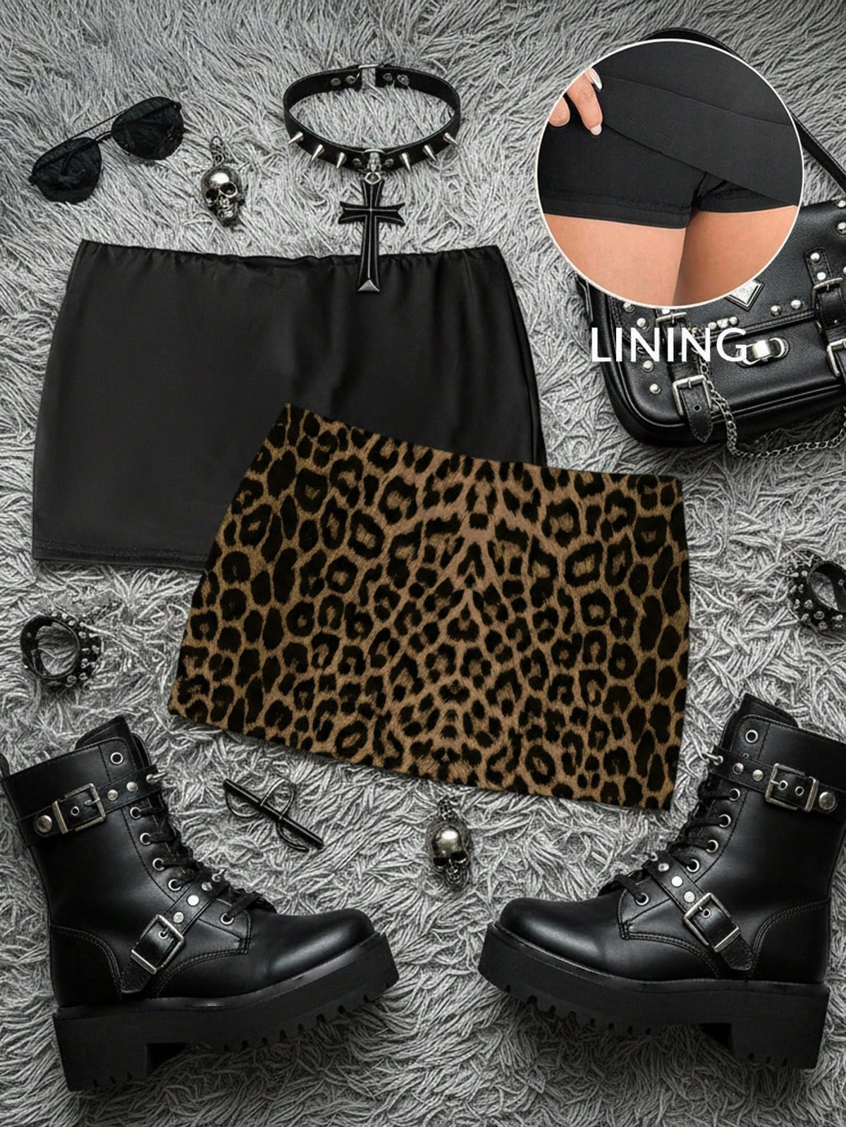 Women's low waist bodycon mini skirt 2-piece set in a casual Y2K style crafted from knitted fabric