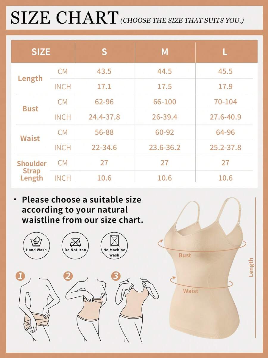 Women's black seamless shaping camisole top featuring a deep V-neckline, backless cut, and high-stretch fabric for waist and tummy control.