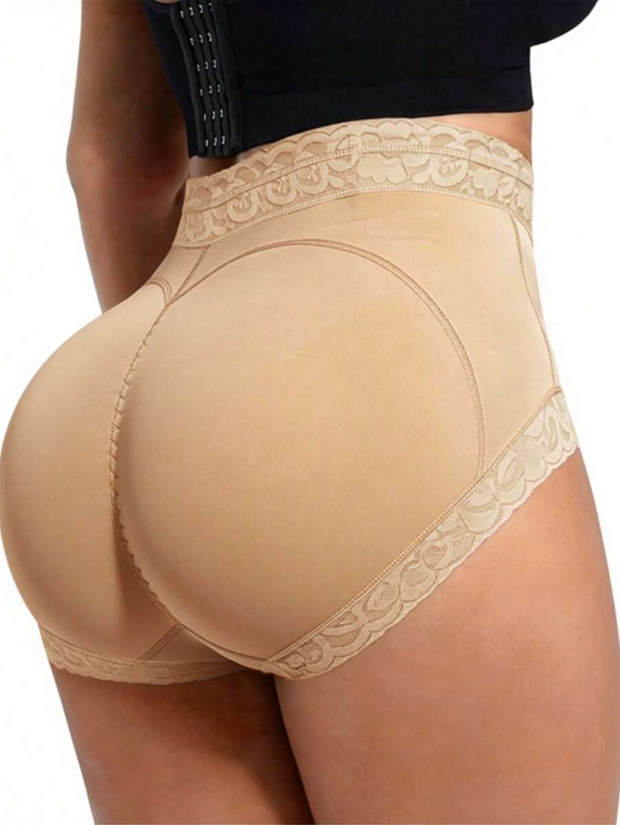 Dusty purple high waist tummy control shapewear briefs for women with body shaping support.