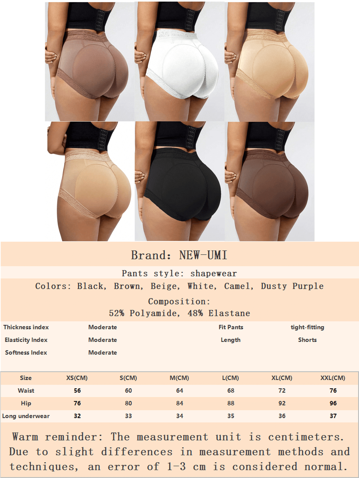 Dusty purple high waist tummy control shapewear briefs for women with body shaping support.