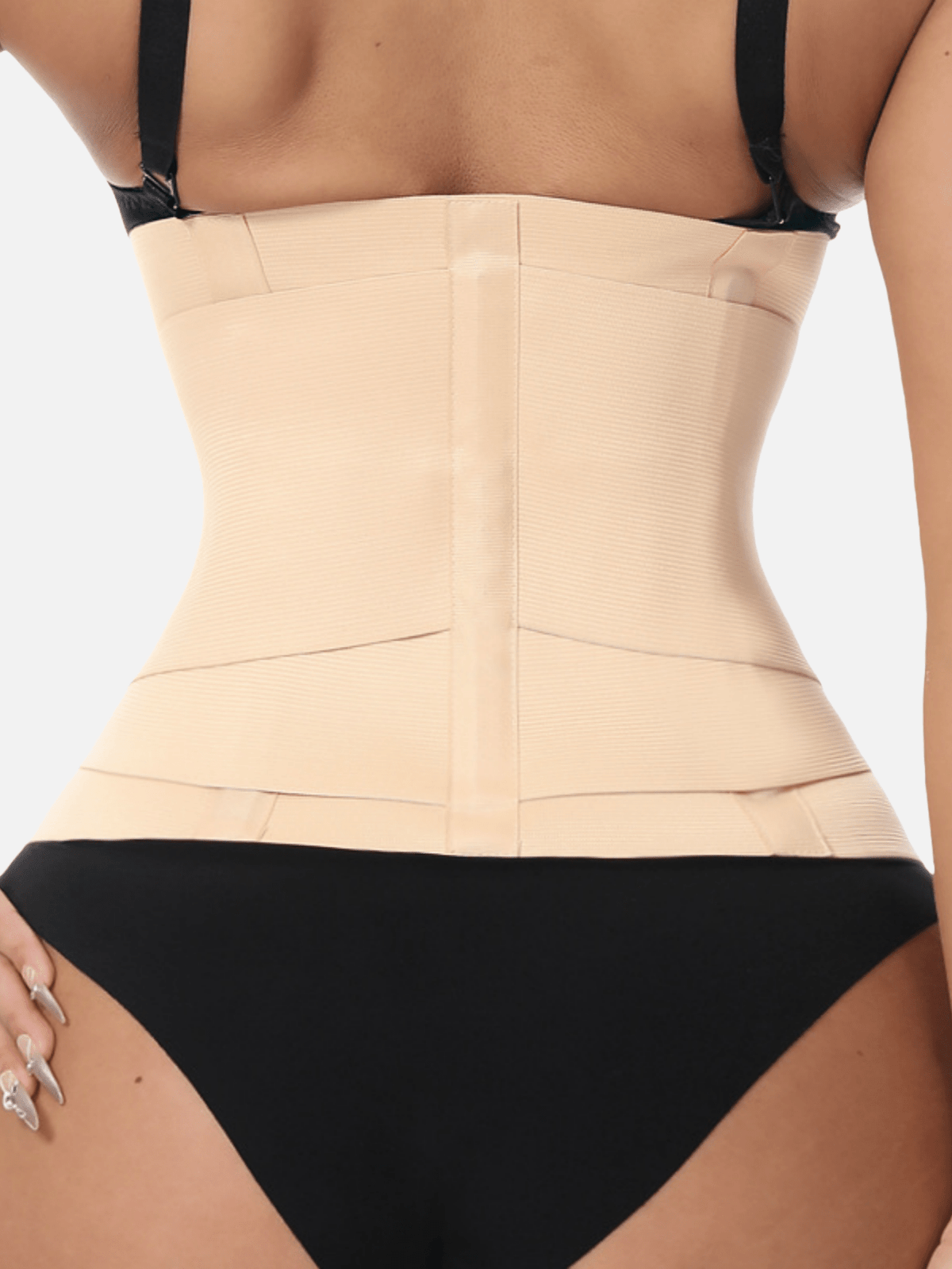 Women's high compression waist trainer and abdominal shaper belt designed for tummy support and daily wear.