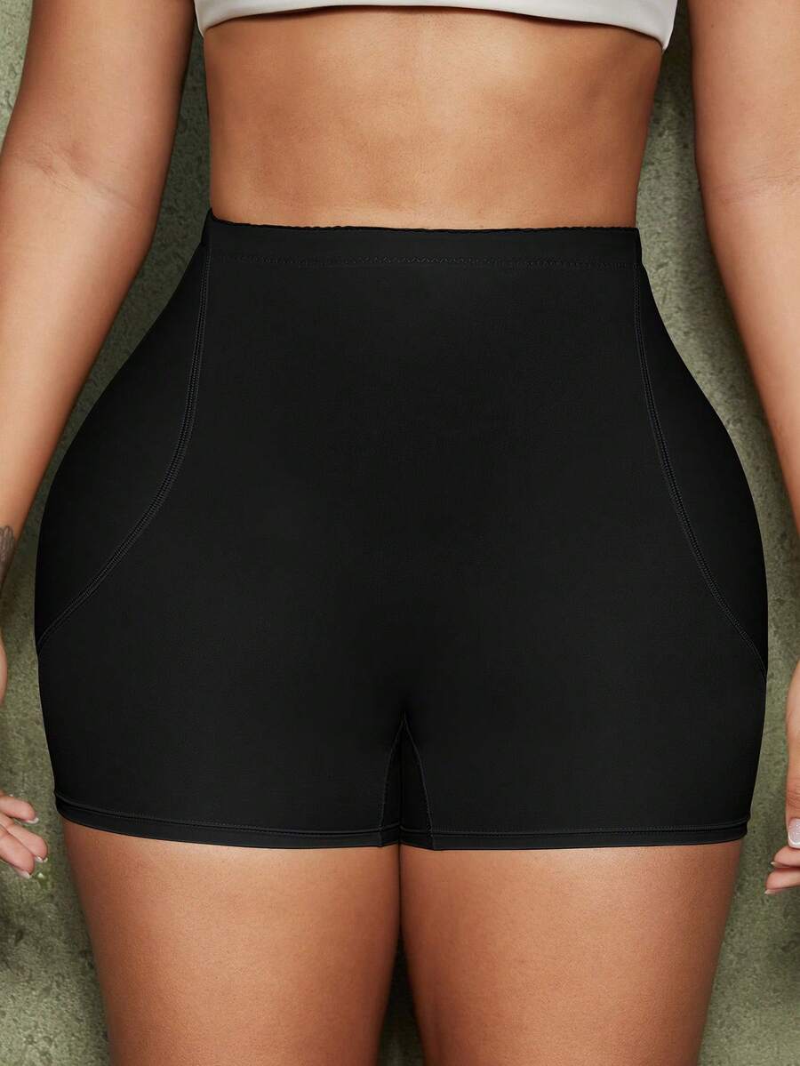 Women's waist cincher shapewear bottom featuring tummy control and padded hips.