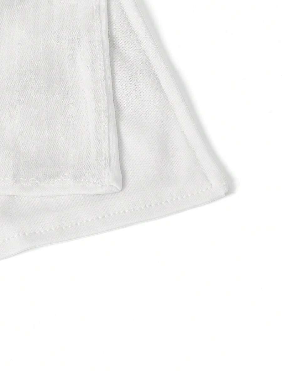 Women's white backless sequin halter neck tank top with knot details and slim fit boho style.