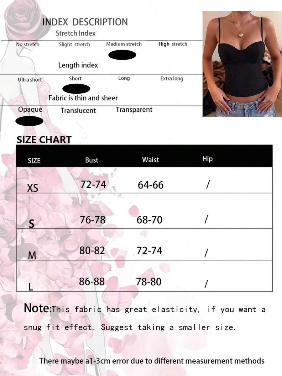 Women's black knitted cami top with spaghetti straps, asymmetrical detail, regular fit, and medium stretch for casual wear and vacation styling.
