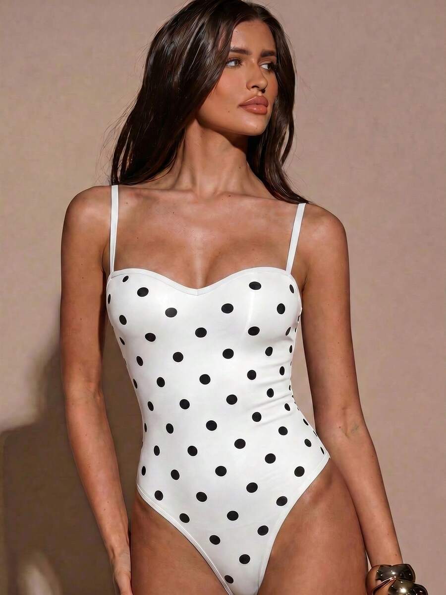 Apricot women's lace sheer camisole top featuring spaghetti straps, contrast lace trim, backless slim fit design, and knitted stretch fabric.