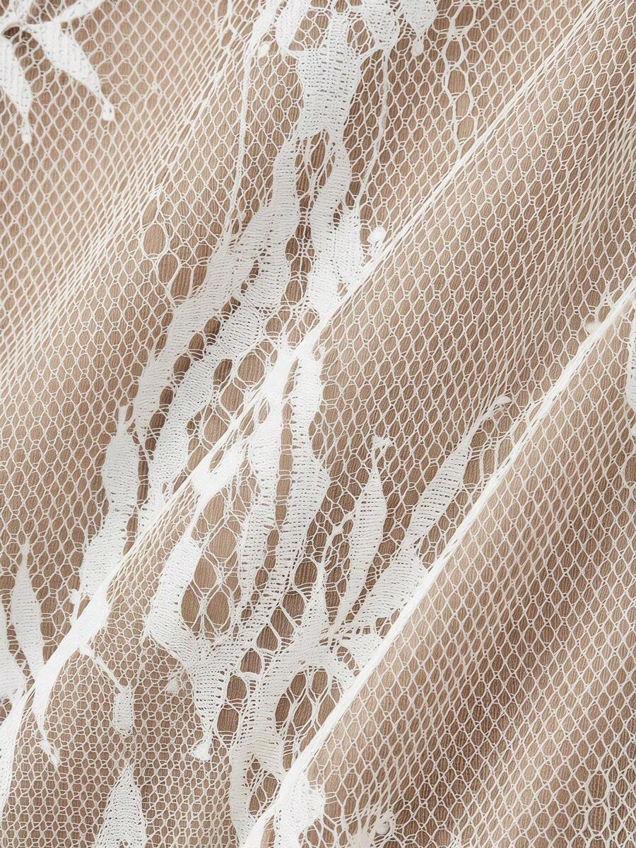 Skyraze women's lace waist-cinching cami dress featuring spaghetti straps, a high waist, and slim fit design.