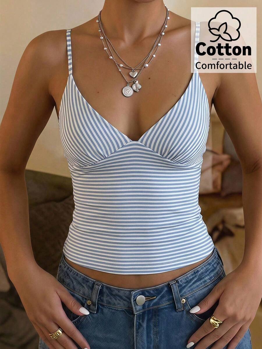 Women's black faux leather backless cami top with spaghetti straps and lace-up shirred sides.