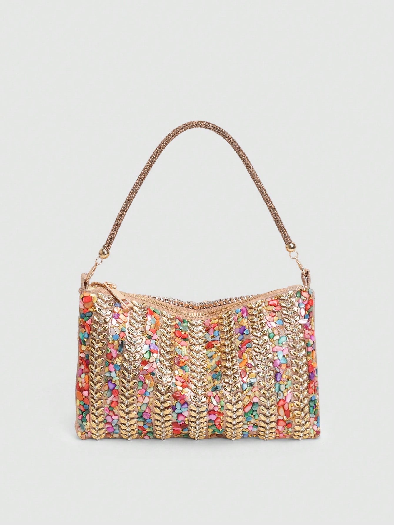 2026 New Rhinestone Decorated Evening Bag, Colorful Banquet Bag, Elegant Party Event Handbag,