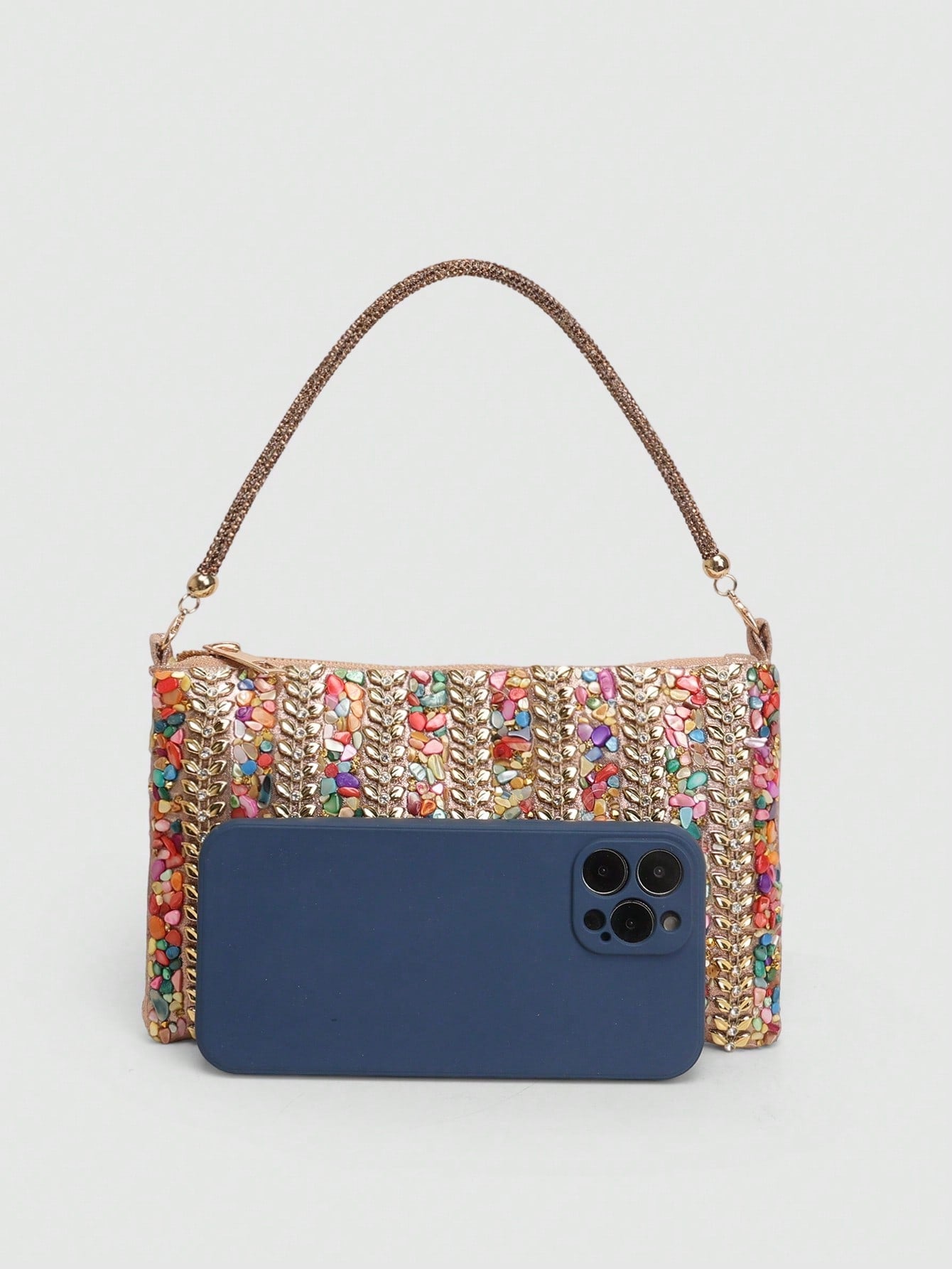 2026 New Rhinestone Decorated Evening Bag, Colorful Banquet Bag, Elegant Party Event Handbag,