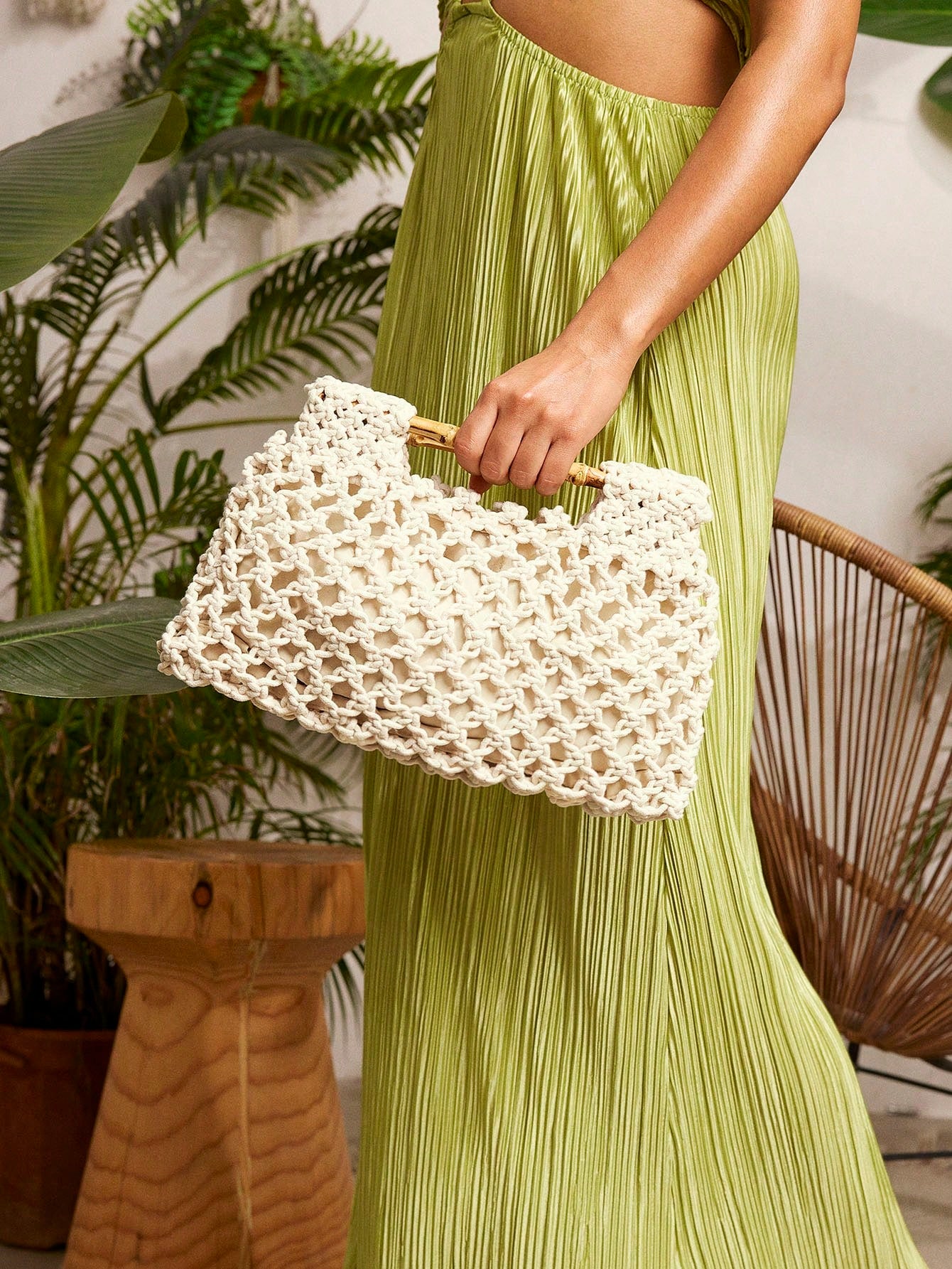 SXY Women's Woven Clutch Bag, Beach Purse, Perfect For Summer, Vacation & Daily Use, Travel Must Haves