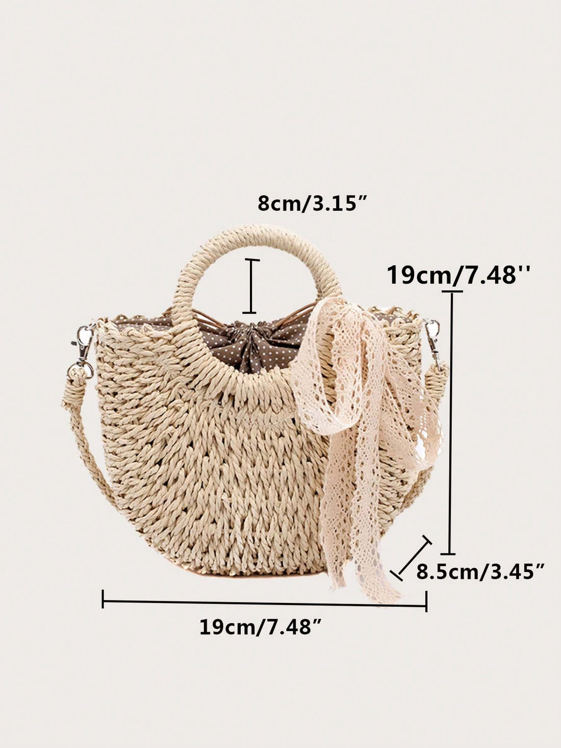 Yogodlns Straw Woven Crossbody Shoulder Bag Daisy Decor Handmade Small Purse Handbag Bohemia Summer Bag, Eye-Catching Beach Bag Summer
