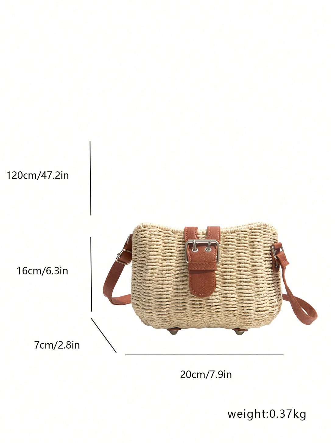 2026 New Arrival Straw Crossbody Bag, Niche Commuter Woven Bag, Women Beach Vacation Straw Bag, Early Spring Versatile Woven Shoulder Bag