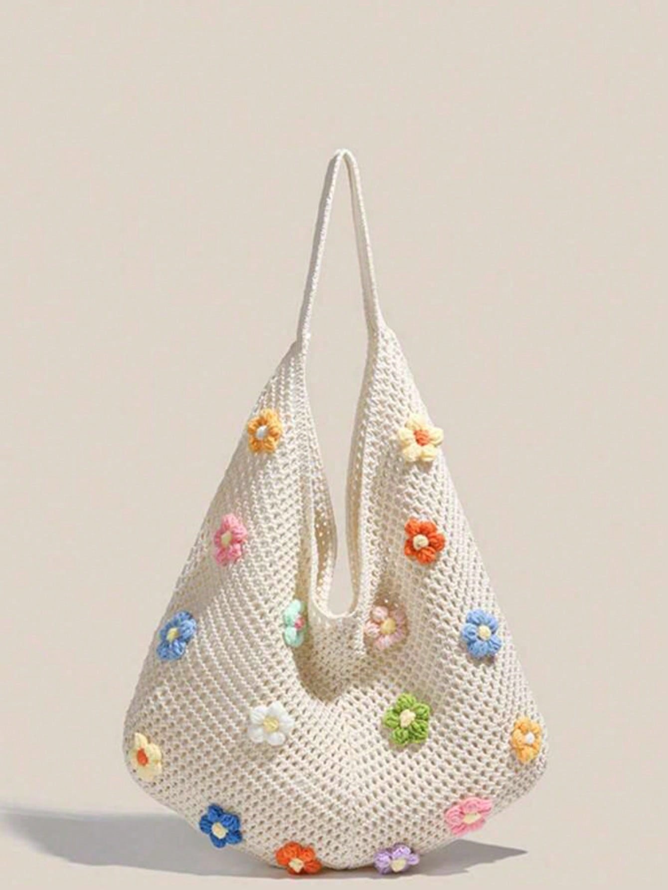 Summer New Casual Straw Tote Bag, Women Large Capacity Shoulder Shopping Handbag , Summer , Beach