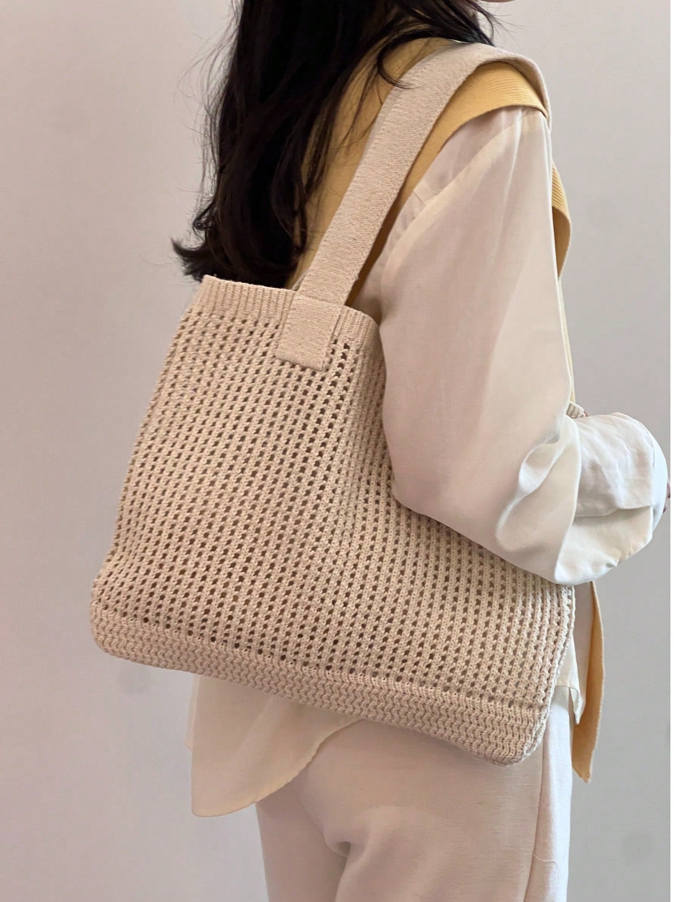 Summer Vacation Beach Bag, Large Capacity Shoulder Bag, Elegant Ladies' Fashion Shoulder Bag,