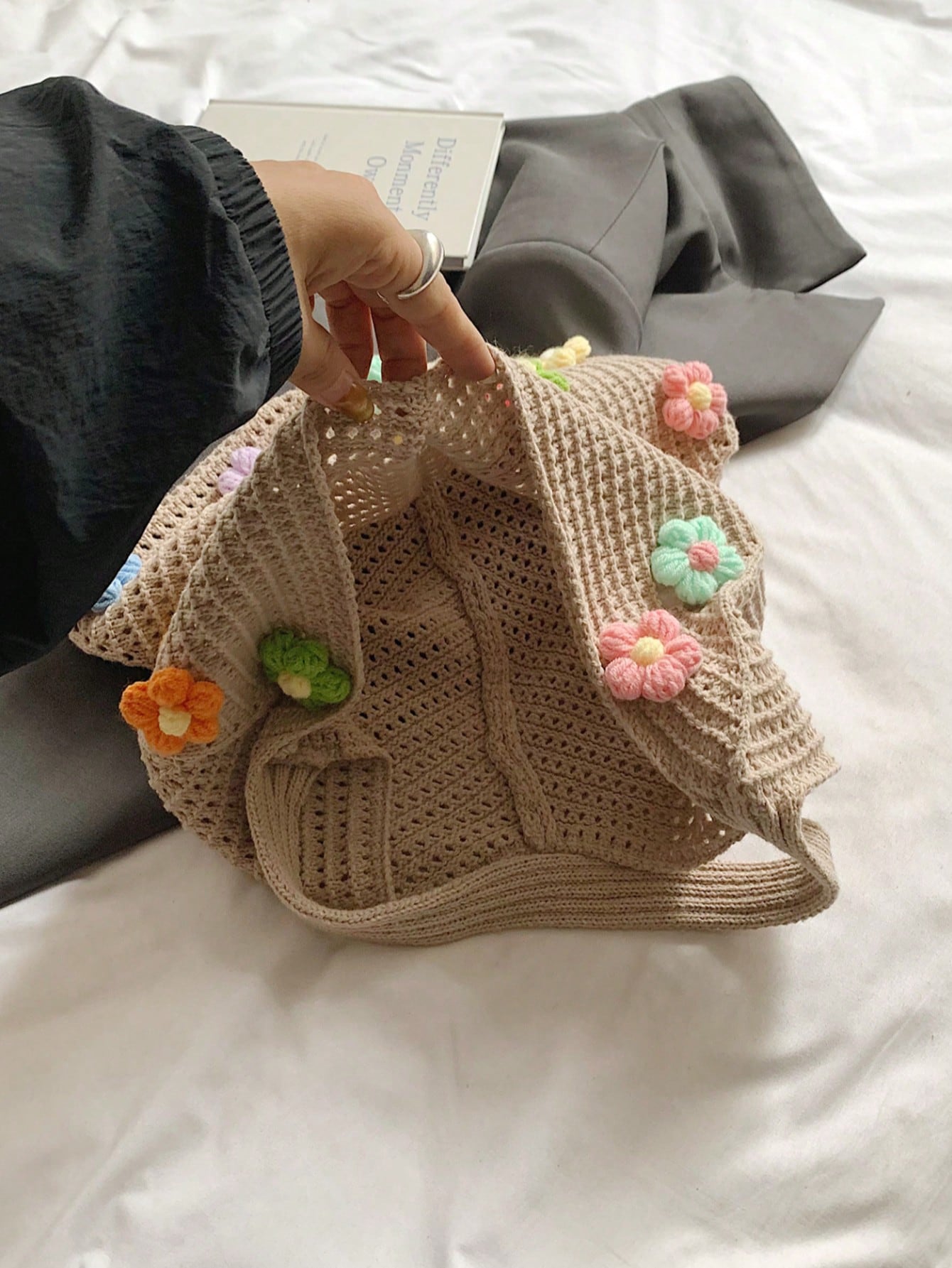 Summer New Casual Straw Tote Bag, Women Large Capacity Shoulder Shopping Handbag , Summer , Beach