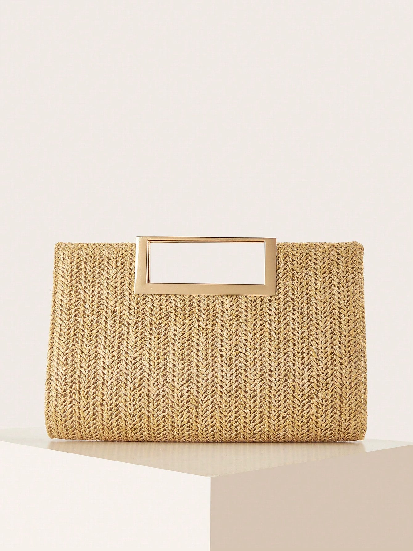 AIBBYDAR Women's Evening Bag, Apricot Colored Fashionable Solid Velvet Handbag, Suitable For Evening Gowns