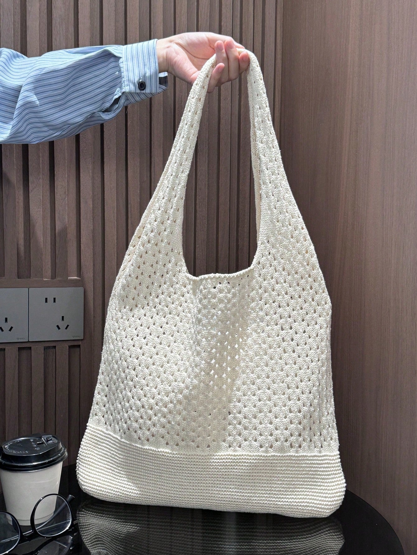 Summer Vacation Beach Bag, Large Capacity Tote Bag, Fashionable & Elegant Women's Shoulder Bag