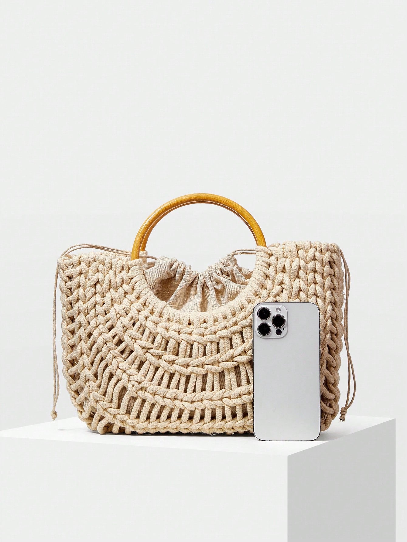 MOTF PREMIUM FASHION VACATION WOVEN TOTE BAG