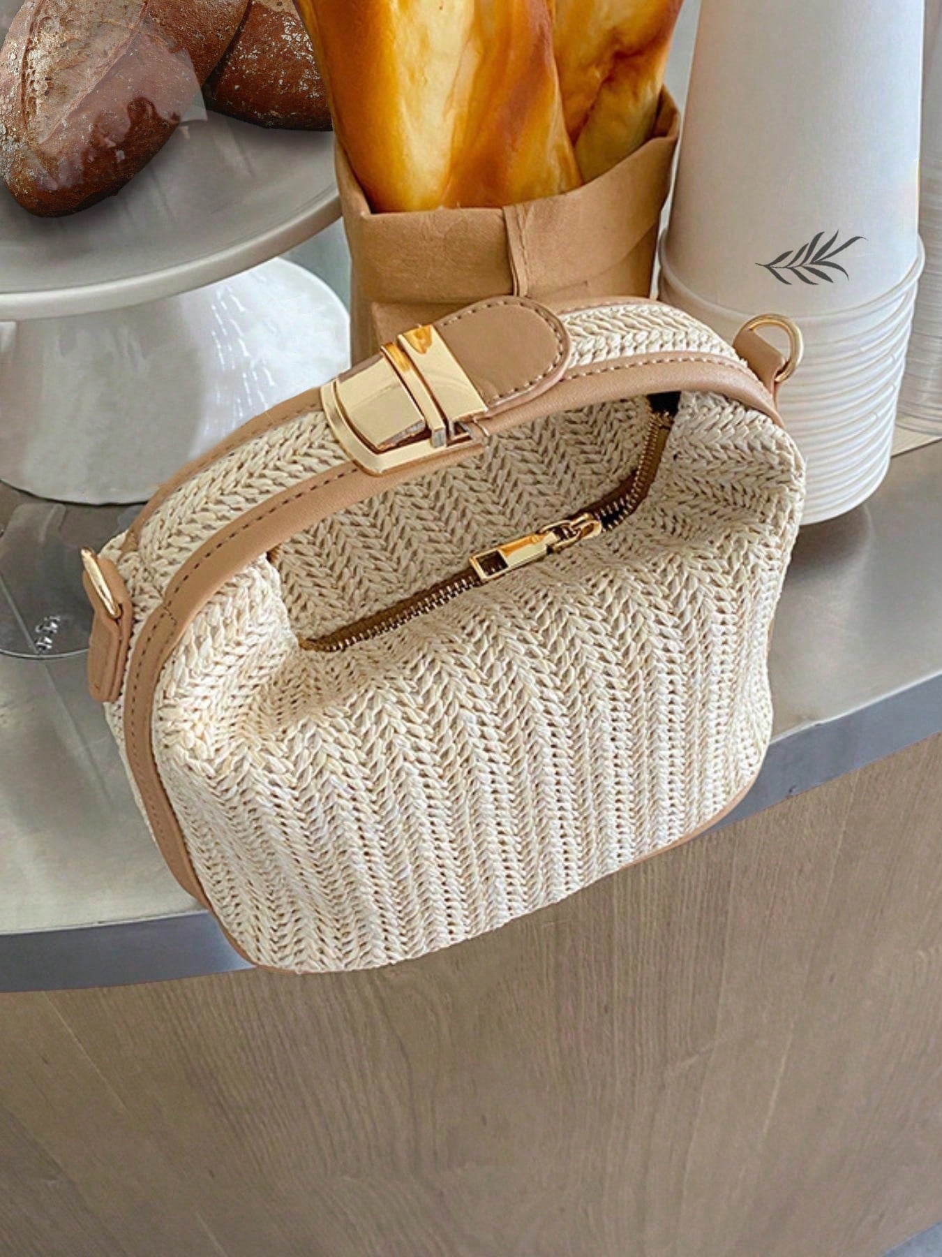 Summer Straw Woven Handbag, Casual Women's Tote Bag, Shoulder Bag, Crossbody Bag