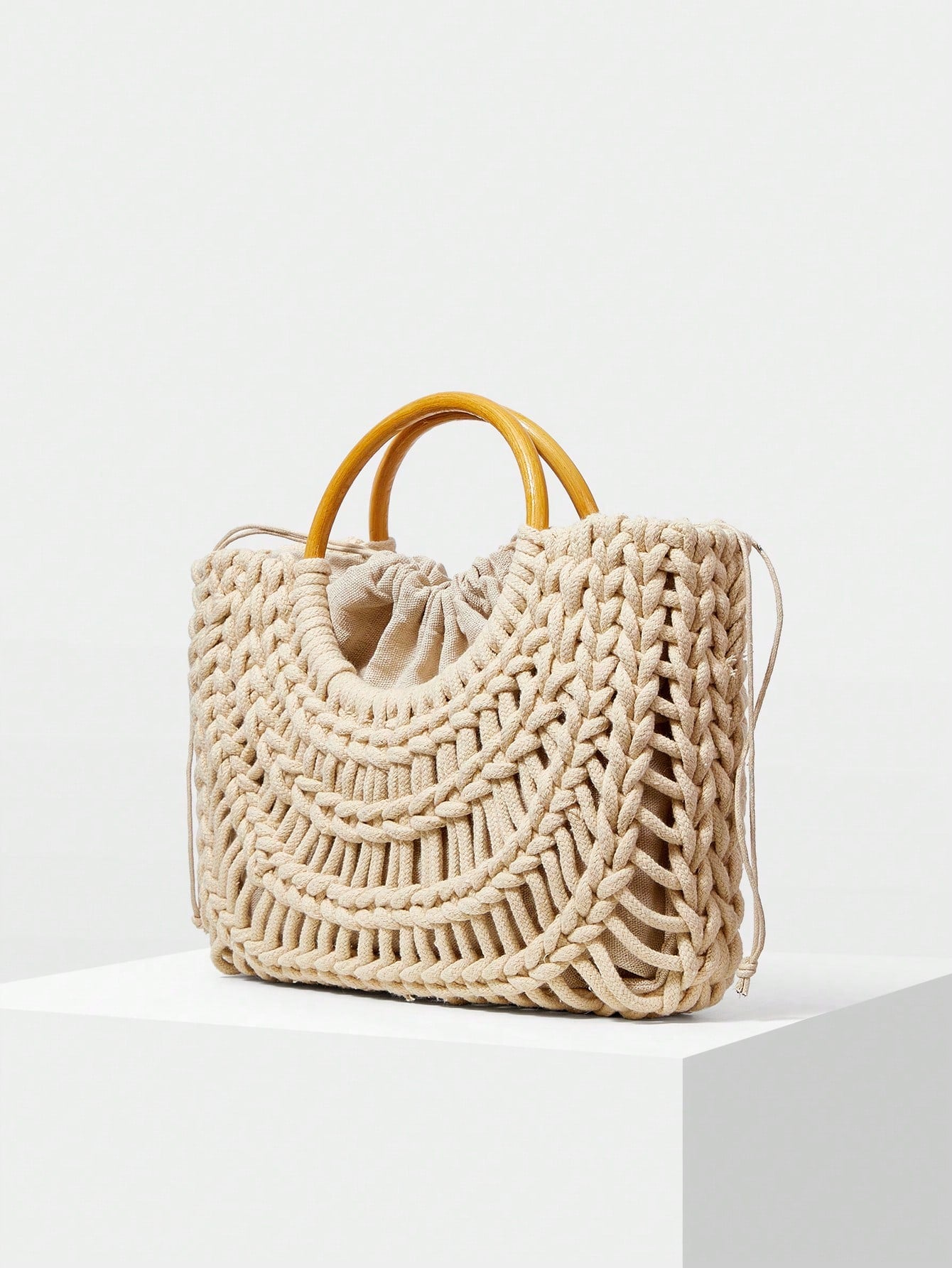 MOTF PREMIUM FASHION VACATION WOVEN TOTE BAG