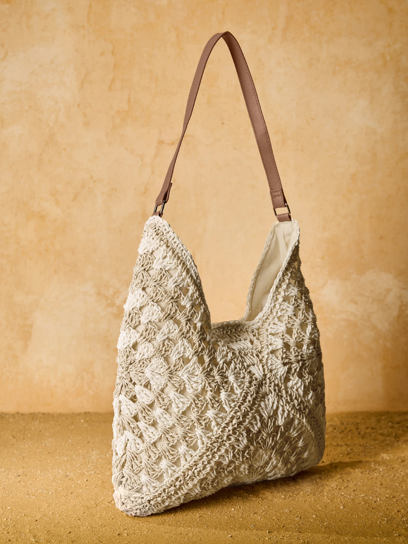 Tropiscape Women's Hand-Woven Grandmother Check Contrasting Large Capacity Tote Bag, Beach Necessities, Beach Essentials,Beach Stuff & Summer Essentials