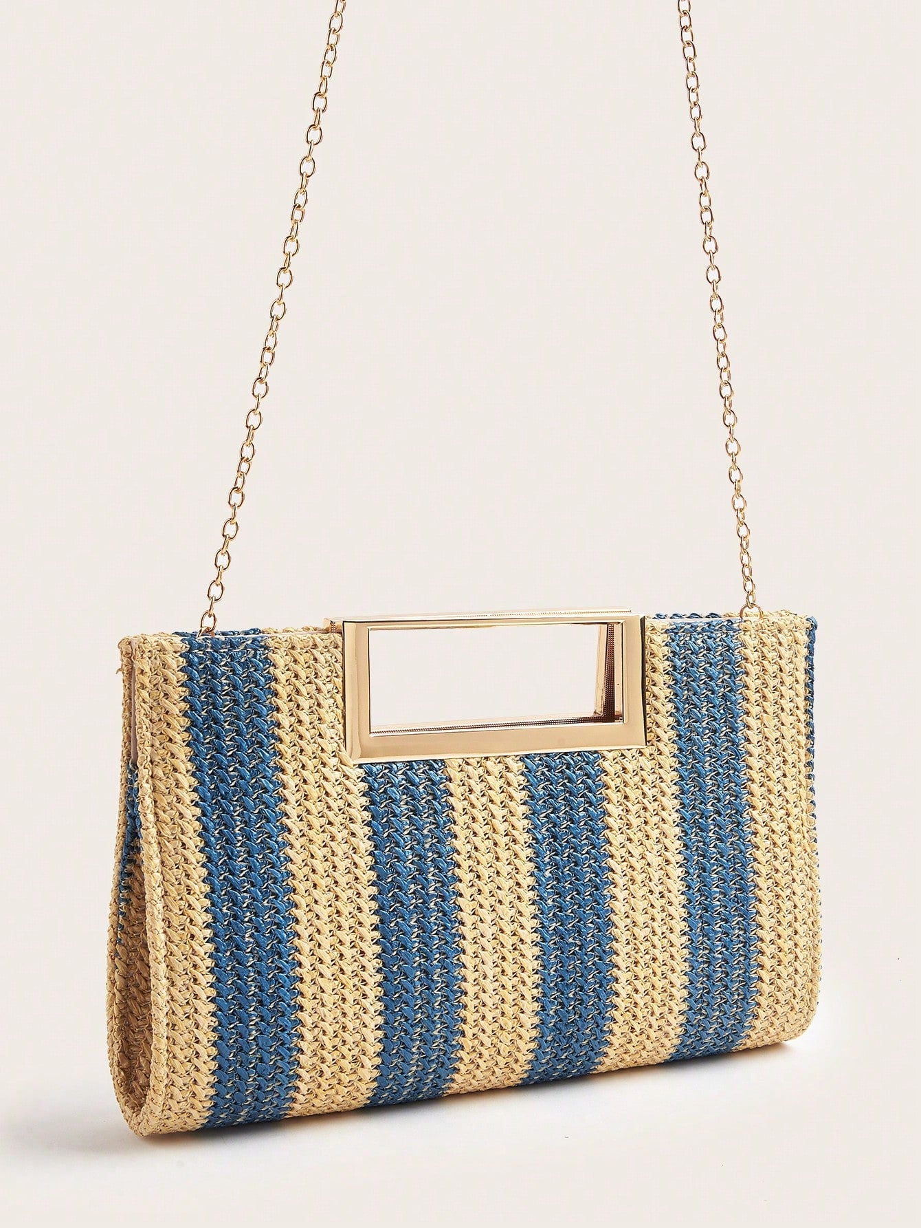 AIBBYDAR Beige Woven Handbag For Women, Fashion Tote Bag For Holiday, Beach, Business Commute, Casual, Minimalist, Beach, Vacation, Woven Bag