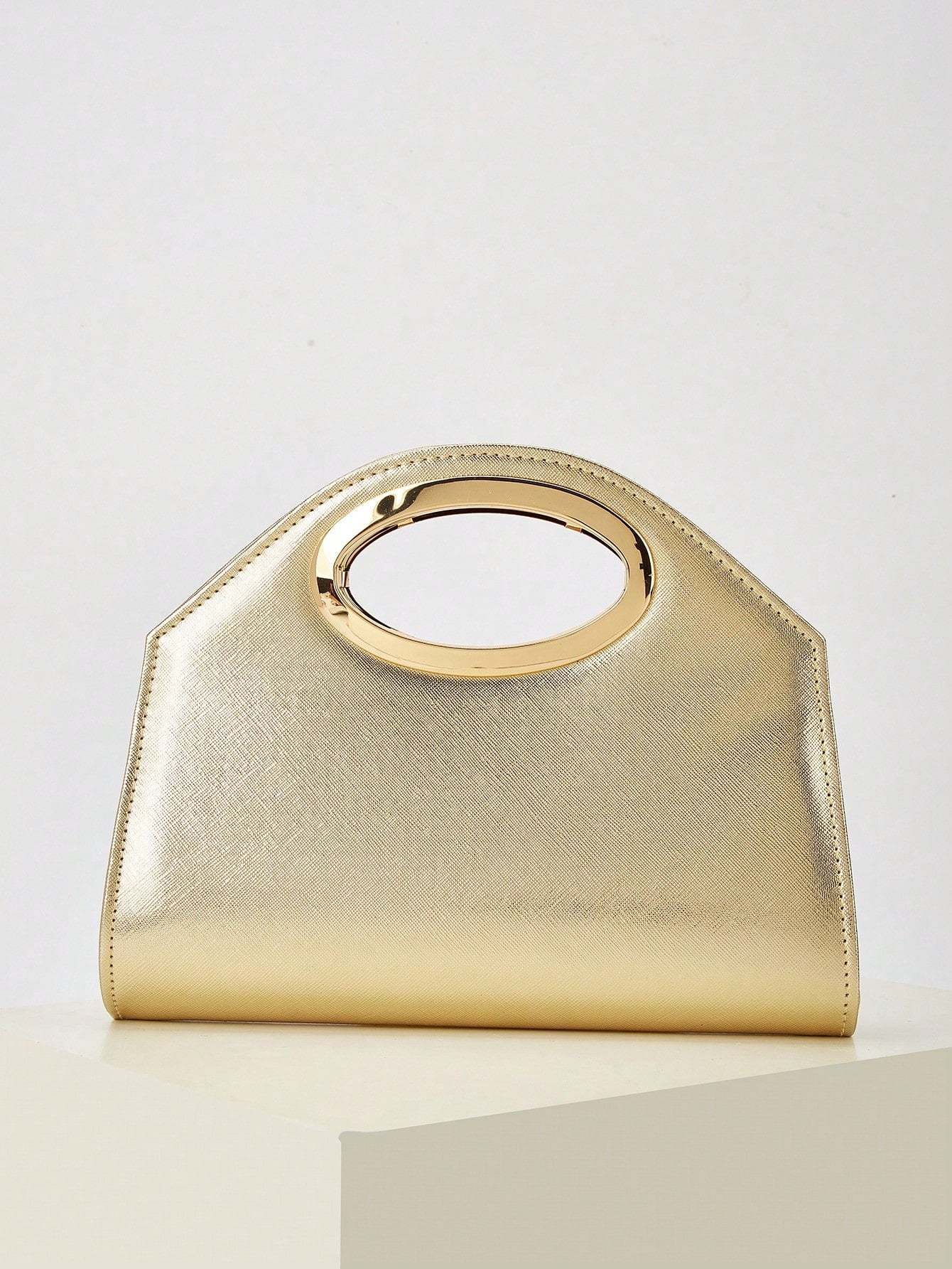 AIBBYDAR Women's Evening Bag, Apricot Colored Fashionable Solid Velvet Handbag, Suitable For Evening Gowns