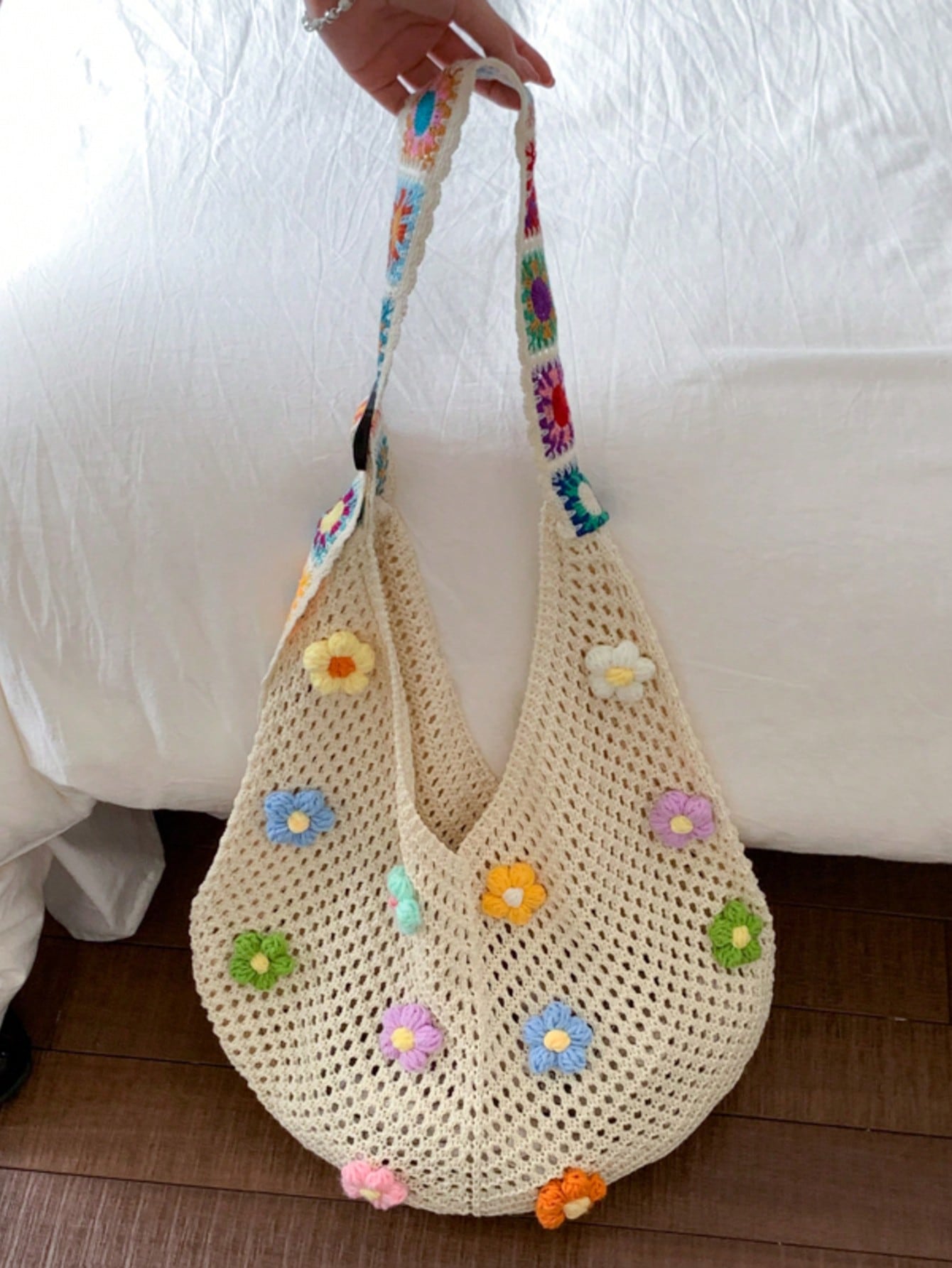 Summer New Casual Straw Tote Bag, Women Large Capacity Shoulder Shopping Handbag , Summer , Beach