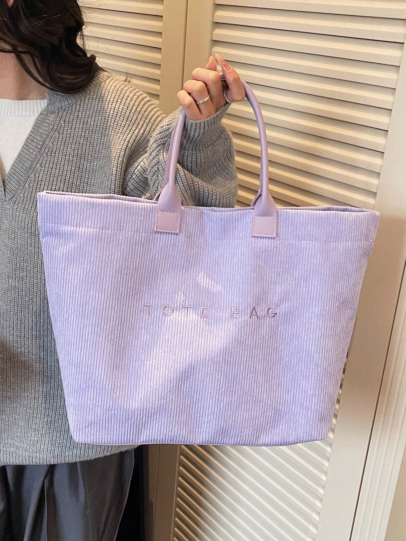 New Large Capacity Letter Decor Woven Straw Tote Bag, Multi-Functional Commute Casual Vacation Woven Straw Handbag Suitable For Commuting, Shopping, Beach Vacation, Office, Holidays