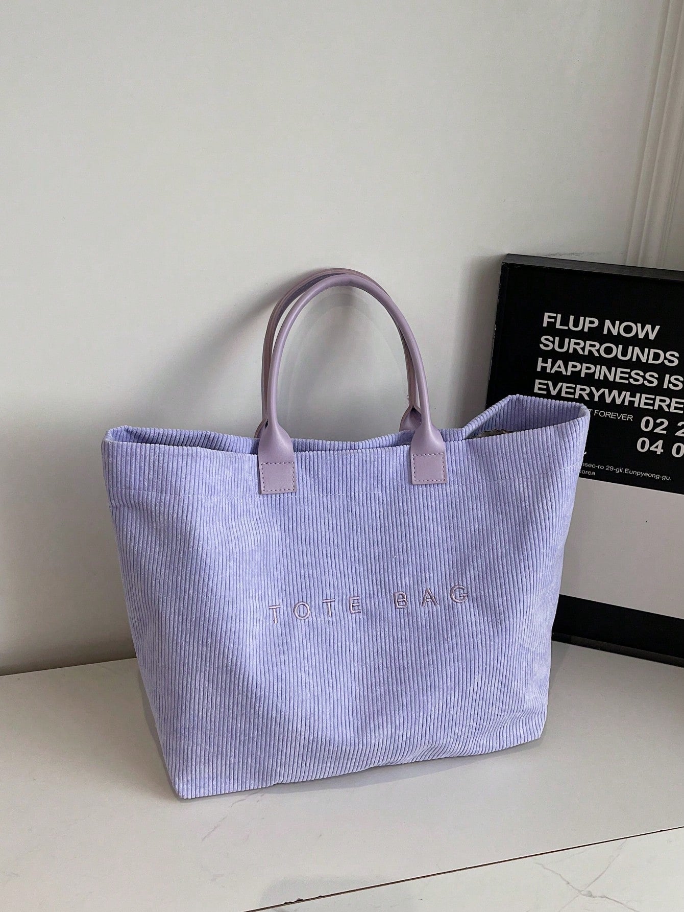 New Large Capacity Letter Decor Woven Straw Tote Bag, Multi-Functional Commute Casual Vacation Woven Straw Handbag Suitable For Commuting, Shopping, Beach Vacation, Office, Holidays