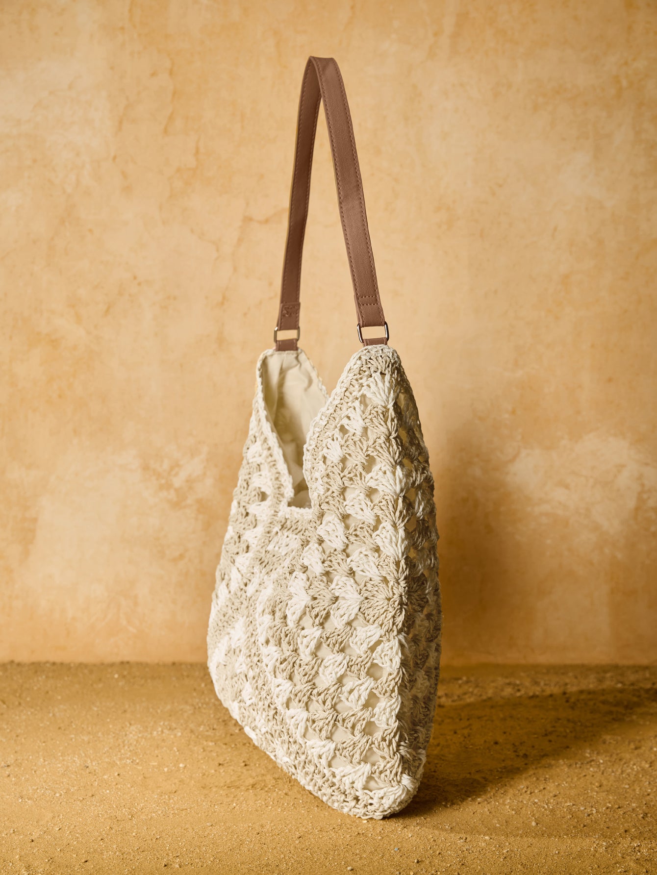 Tropiscape Women's Hand-Woven Grandmother Check Contrasting Large Capacity Tote Bag, Beach Necessities, Beach Essentials,Beach Stuff & Summer Essentials