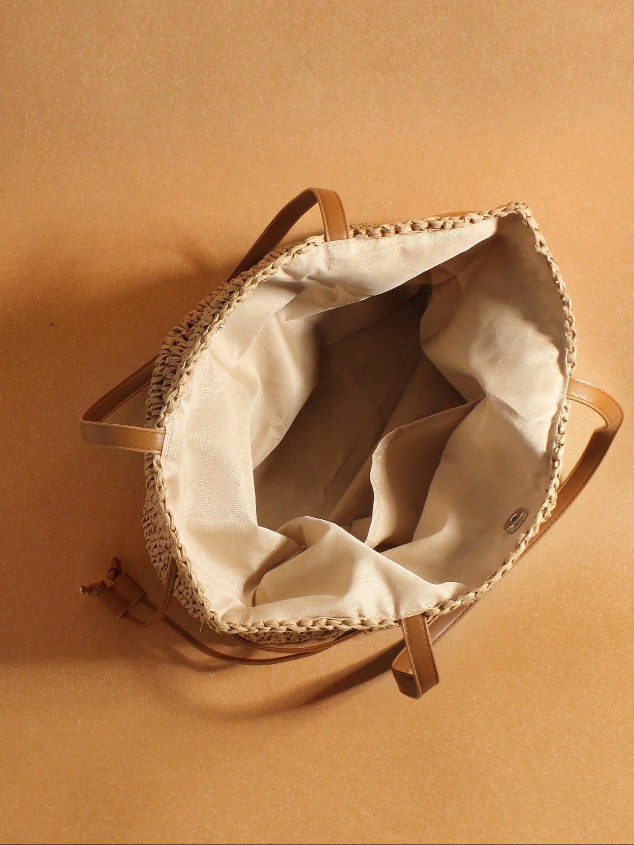 New Drawstring Crochet Bag, Single Shoulder Crossbody Woven Women's Bag, Large Capacity Grass Woven Bag, Vacation Travel Shopping, Daily Party Activities, Music Festival
